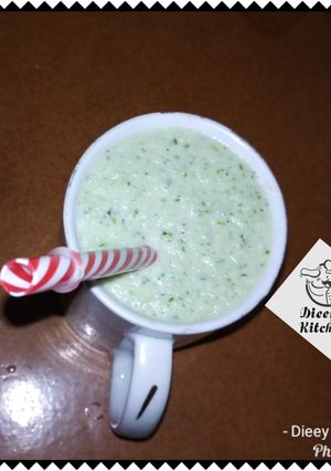 A picture of Cucumber and Coconut shake.