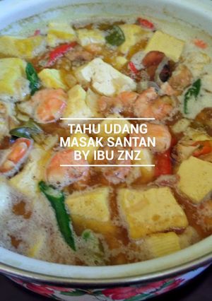 Foto resep Tahu Udang Masak Santan
