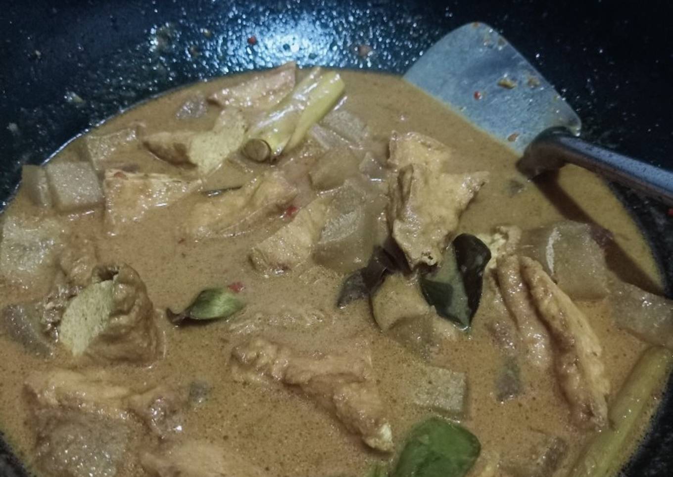 Gulai kikil Tahu Simple