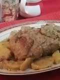 Rollo de solomillo con pechuga trufada