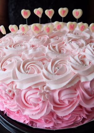 Foto resep Ombre Cake