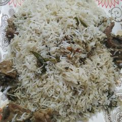 Beef potli pulao A picture of Beef potli pulao.