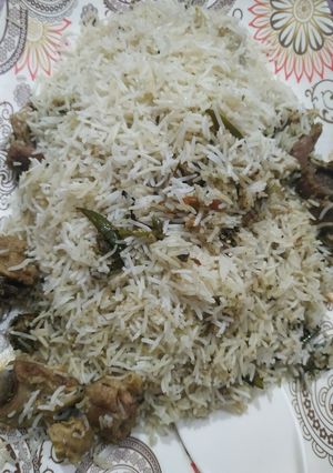 A picture of Beef potli pulao.