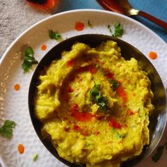 Corn Jowar Khichu A picture of Corn Jowar Khichu.