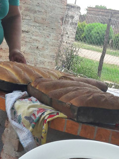 Una foto de Pan casero dulce