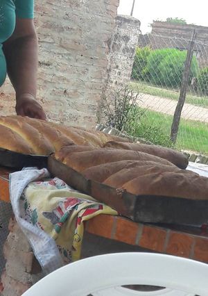 Una foto de Pan casero dulce