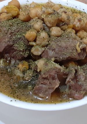 صورة لوصفة طريقه عمل البلبي باالحم