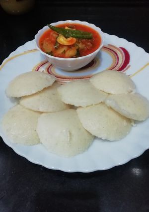 A picture of Vrat Special Idli.