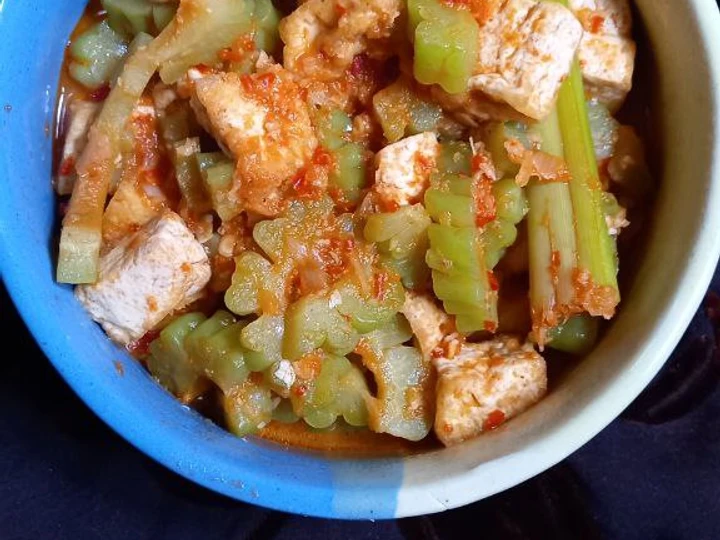 Langkah Gampang Menyiapkan Resep GB. 11 Tumis Pare Tahu yang Enak Banget Anti Ribet, Mantap Sekali