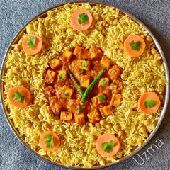 A picture of Chole Pulao.