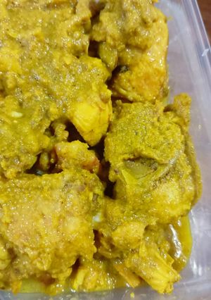 Foto resep Ayam Ungkep Bumbu Kuning