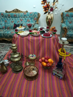 عکسی از دستور سفره شب یلدای ما