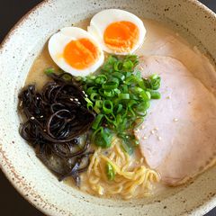 A picture of Mock ‘Tonkotsu’ Ramen Soup.
