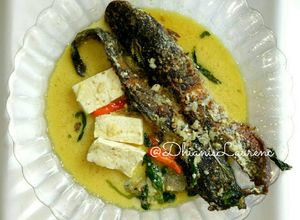 Foto resep Mangut lele kemangi / leleh kuah santan