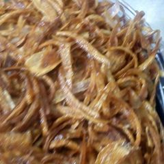 A picture of Golden Fry Onions.