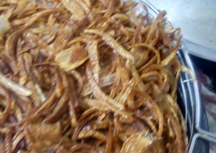 Simple Way to Make Homemade Golden Fry Onions