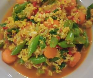 Ini Caranya Telur orak arik kuah Nikmat Lezat