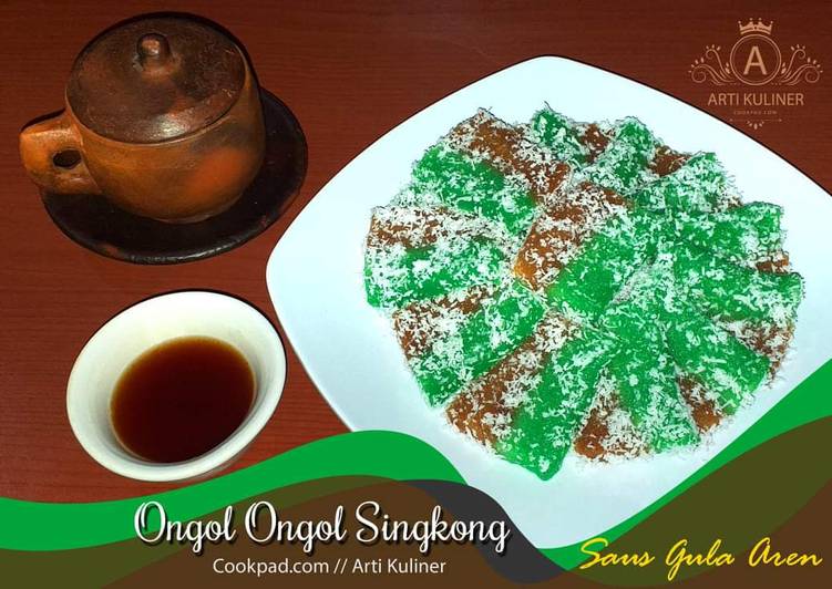 Ongol ongol singkong saus gula aren