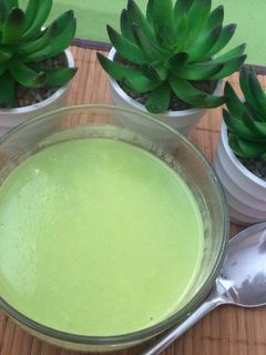 Una foto de Crema de guisantes