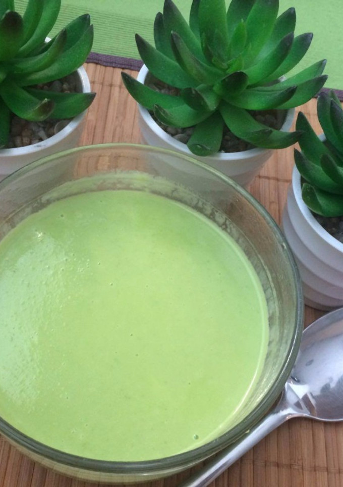Una foto de Crema de guisantes