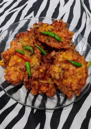Foto resep Bakwan jagung + wortel sederhana dan praktis