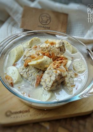 Foto resep Opor Putih Telur Tempe