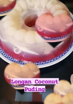 Foto resep Longan Coconut Puding