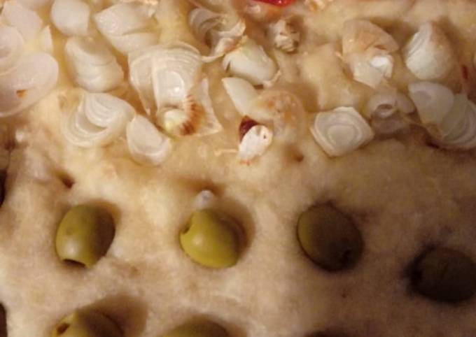 Passaggi a Fai Fatto in casa super veloce Focaccia Italia