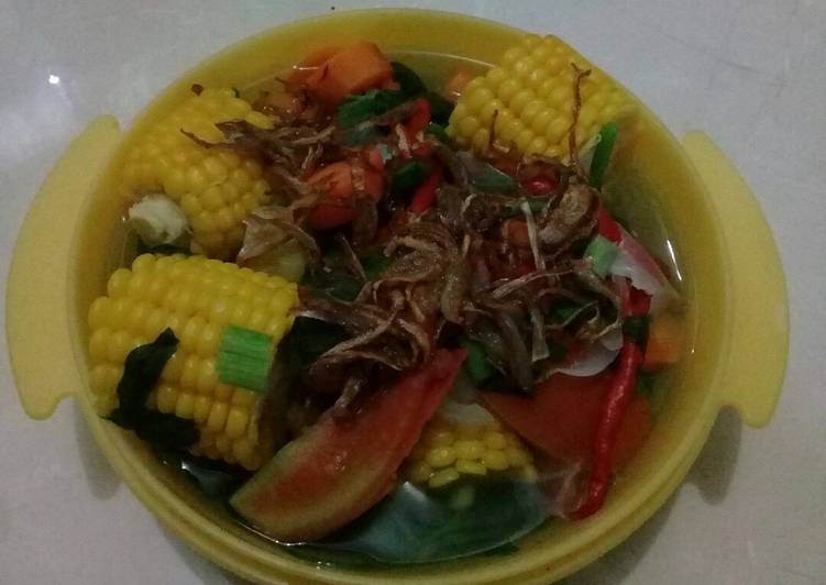 Bumbu meracik Sayur Bening Bayam, Jagung&amp;Wortel #BikinRamadanBerkesan #Day_29, Enak