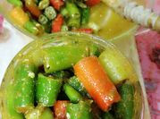 A picture of pickled chili pepper