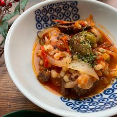 Tomato Beef Soup (Soy Sauce Taste) A picture of Tomato Beef Soup (Soy Sauce Taste).