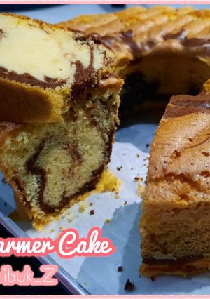 Foto resep Marmer cake empuk lembut favorit keluarga