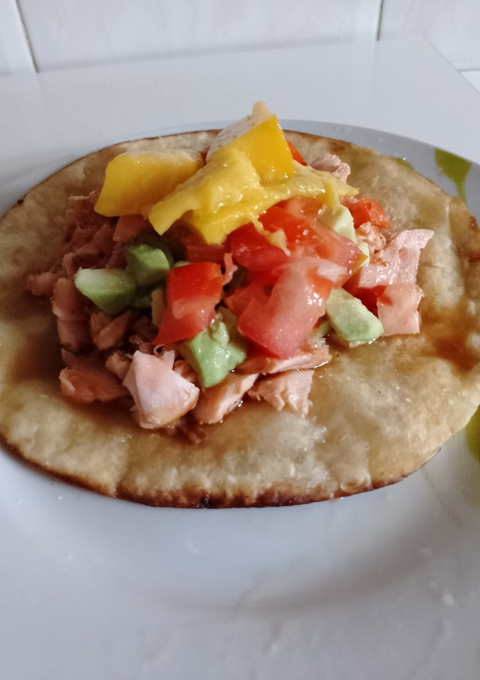 Una foto de Taco de Salmón