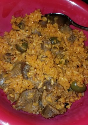 Una foto de Arroz Junto Con Mollejas
