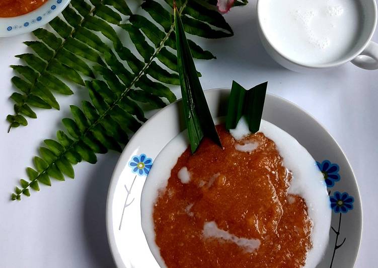 Masakan Populer Bubur Ganepo / Bubur Singkong Ala Rumahan