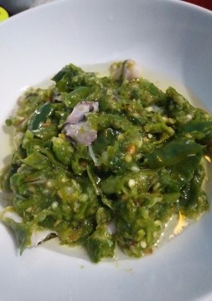 Foto resep Cumi sambal lado hijau