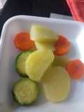 Verduras sabrosas en el Micro a la Cynthia