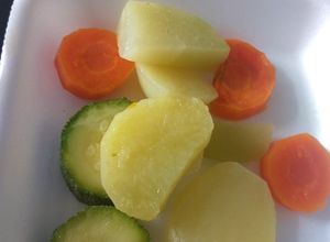 Una foto de Verduras sabrosas en el Micro a la Cynthia