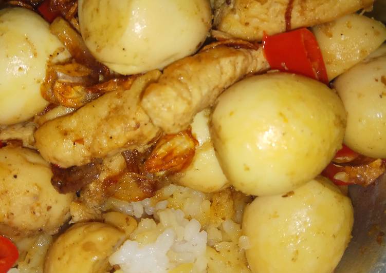 Resep Nasi ayam jamur kukus yang Bisa Manjain Lidah