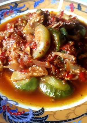 Foto resep Sambal terong lalap