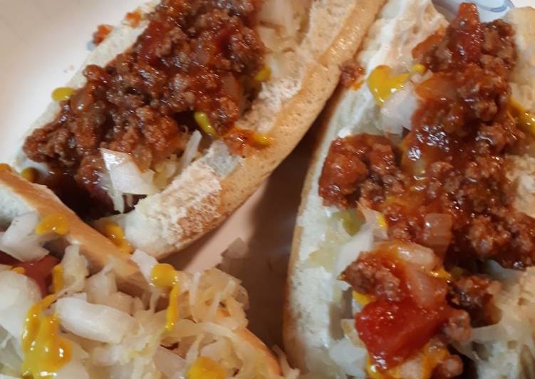 Recipe of Ultimate Rival Weekend Hotdogs