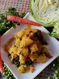 मिक्स सब्जी(mix sabzi recipe in hindi) रेसिपी मुख्य फोटो