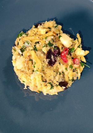 Una foto de Bacalao a bras