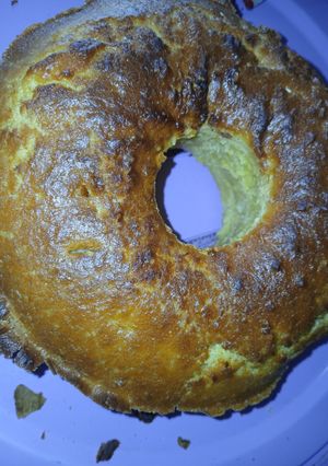 Una foto de Bizcochuelo económico con un huevo,sin aceite y sin leche