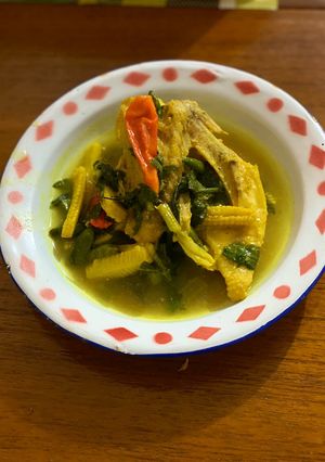 Foto resep Ayam Kampung Kuah Segar