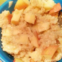 A picture of Apple and oats.
