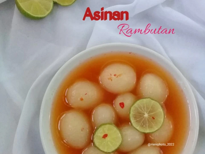 Easy Steps Prepare Recipes Asinan Rambutan the Perfect Tasty.