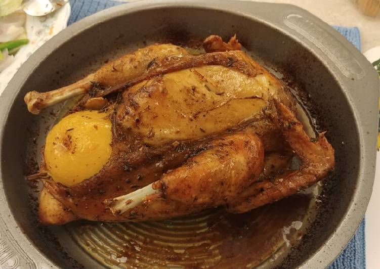 Simple Way to Make Award-winning 香草燒烤雞 (Roasted Herbal Chicken)