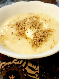 عکسی از دستور فرنی آرد ذرت و جو دوسر پرک