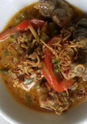 Foto resep Buntut sapi bumbu kari asam manis